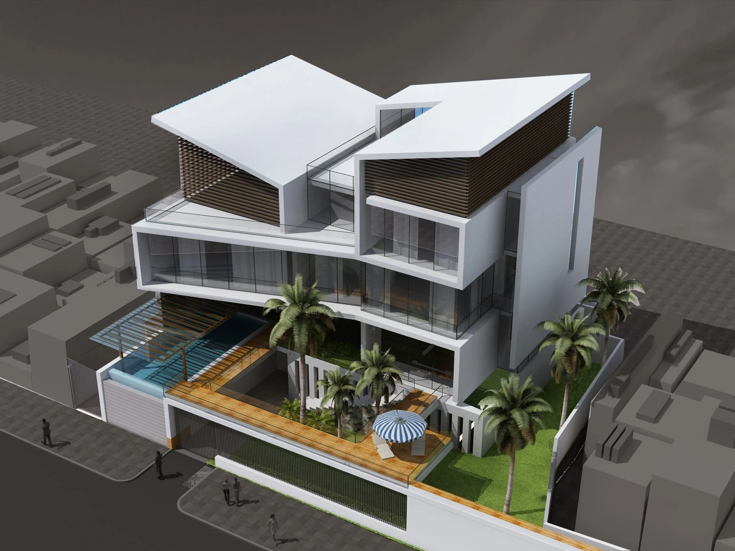 casa dell'acp Modello 3D .c4d .max .obj .3ds .fbx .stl .blend 