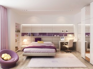 aq bedroom for girls 3D Модель