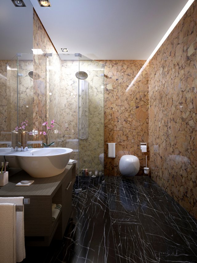 toilet f 3D 모델 .c4d .max .obj .3ds .fbx .stl .blend 