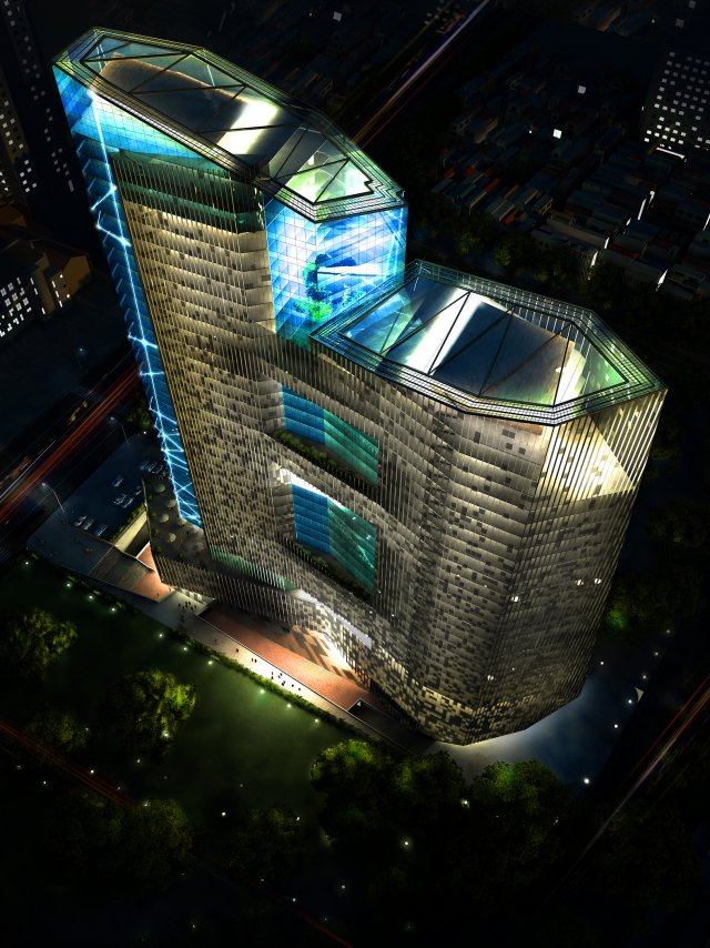 vn building Modelo 3D .c4d .max .obj .3ds .fbx .stl .blend 