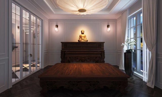 altar 3D Model .c4d .max .obj .3ds .fbx .stl .blend 