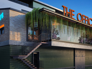 ad cafe exterior 3D Model