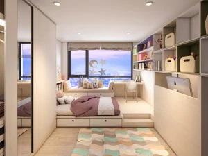bedroom for sisters 3D Model