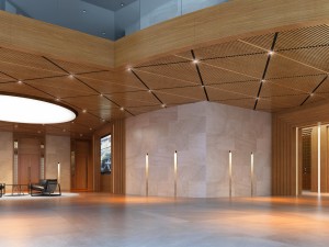 hall of office h 3D 模型