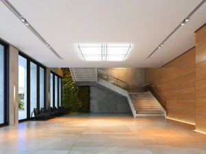 hall of office h 3D Model