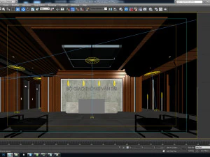 hall of office h 3D Model