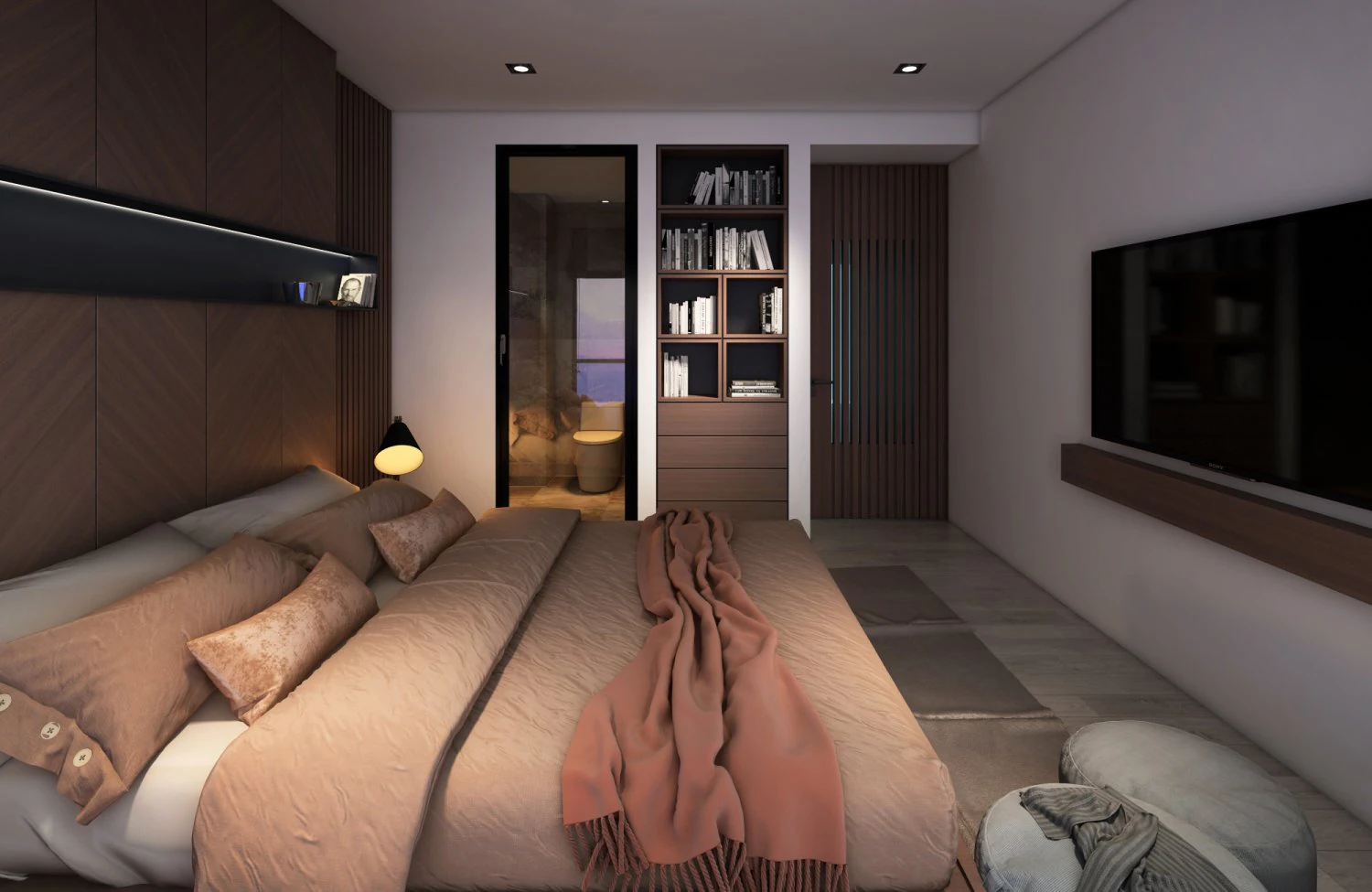 phbk bedroom 3D Model .c4d .max .obj .3ds .fbx .stl .blend