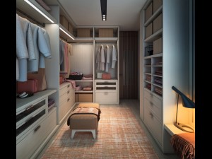 bk park hill walkin wardrobe 3D Model