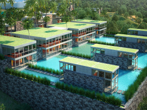 buildings of resort 3D Model