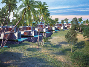 buildings of resort 3D Model