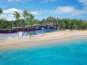 buildings of resort 3D Model