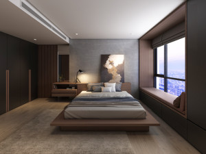 ch master bedroom 3Dモデル