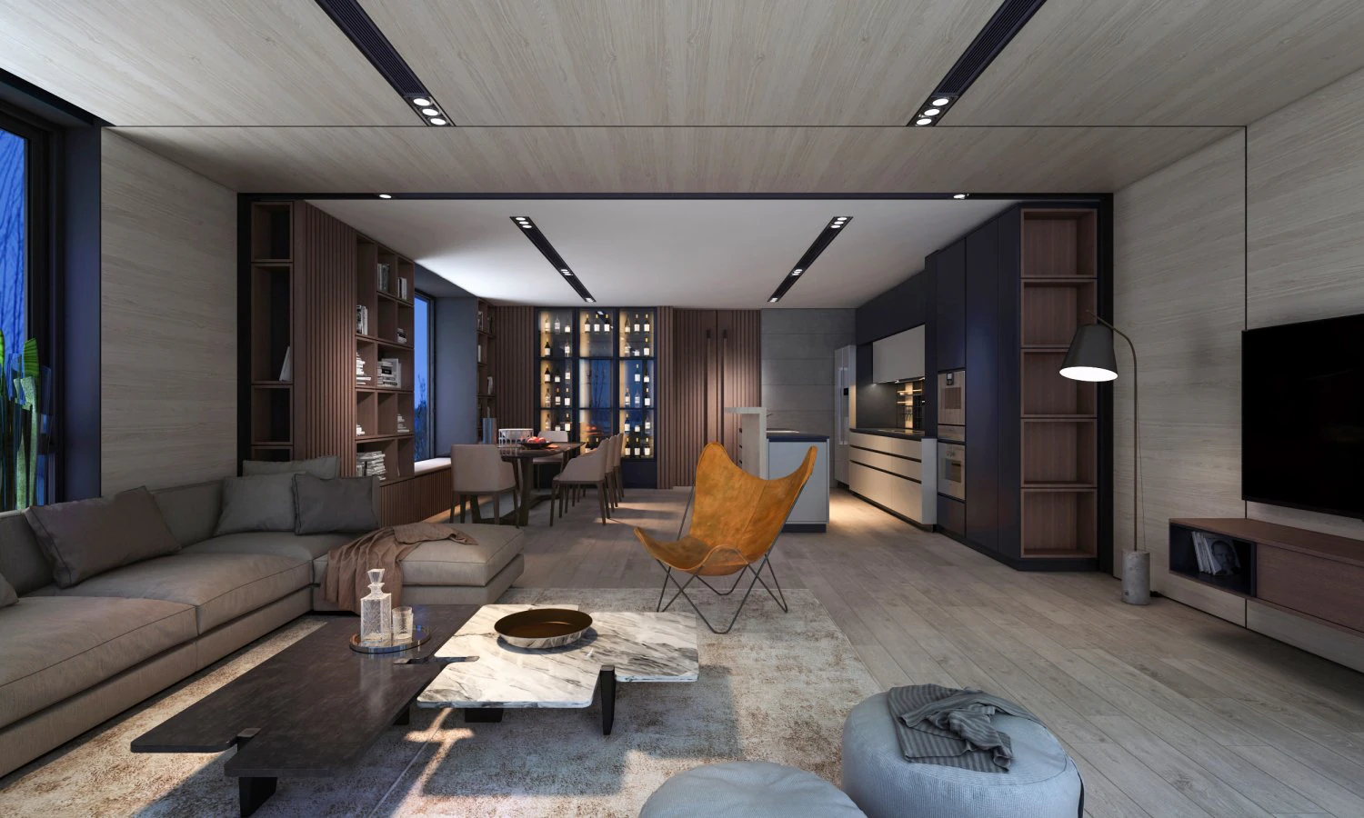 dc livingroom 3D Model .c4d .max .obj .3ds .fbx .stl .blend