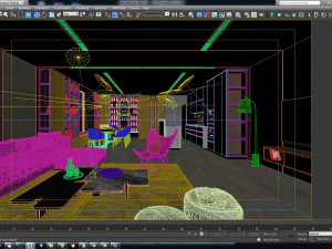 dc livingroom 3D Model