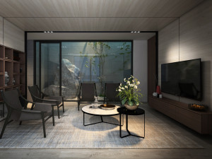 dc lounge space 3D Model