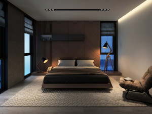 dc bedroom 01 3D Model