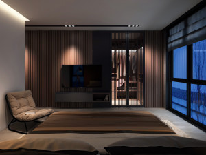 dc bedroom 01 3D Model