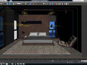 dc bedroom 01 3D Model