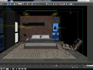 dc bedroom 01 3D Model