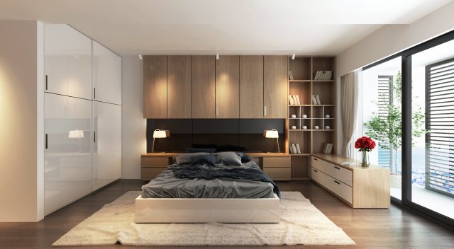 bedroom ats 3D मॉडल .c4d .max .obj .3ds .fbx .stl .blend 
