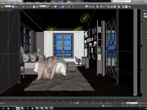 gialam 2 bedroom for girl 3D मॉडल