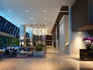 hall of hotel 3D 模型
