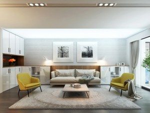 sat livingroom 3D-Modell