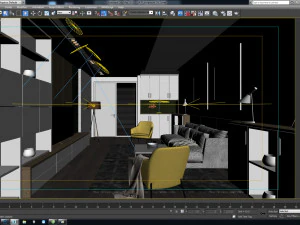 sat livingroom 3D Model