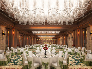 caobang hotel assembly room Model 3D