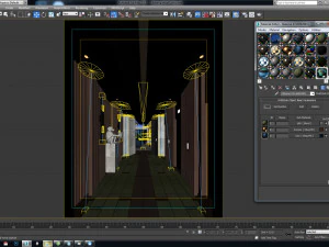 Hall dell'hotel CB Modello 3D