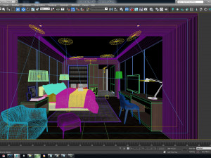 hotel room 3D Модель