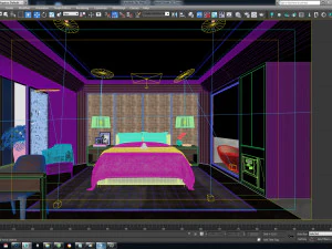 hotel room 3D Model