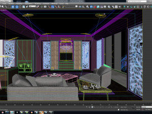 suite room hotel Modèle 3D