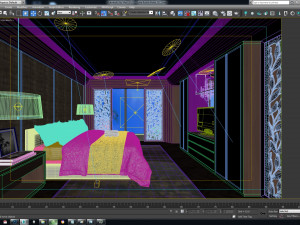suite room hotel Modèle 3D
