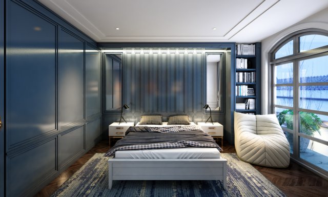 hmn boy bedroom 3D 模型 .c4d .max .obj .3ds .fbx .stl .blend 