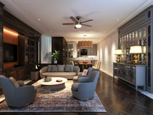 hmm sala de estar Modelo 3D