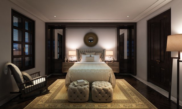 pdp bedroom Modelo 3D .c4d .max .obj .3ds .fbx .stl .blend 