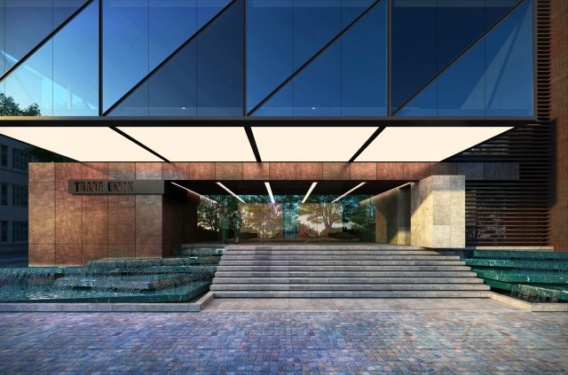 trade union office 3Dモデル .c4d .max .obj .3ds .fbx .stl .blend 