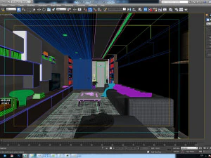 ct oturma odası 3D Model