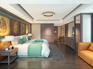hotel president room 3D Model