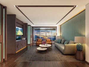 hotel suite room 3D 模型
