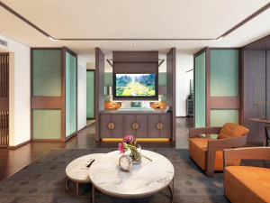 hotel suite room 3D Model
