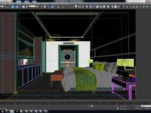 hotel suite room Modèle 3D