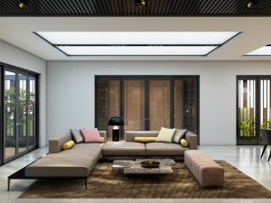ak house 1th floor interior Modello 3D