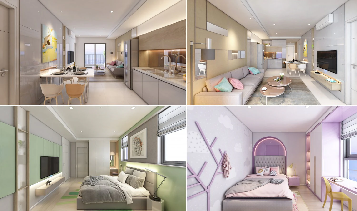 apartment interior full rooms b2 3D Model .c4d .max .obj .3ds .fbx .stl .blend