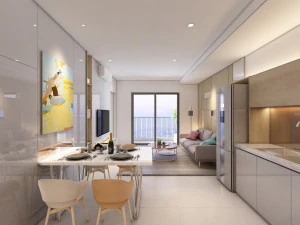 apartment interior full rooms b2 3D Model