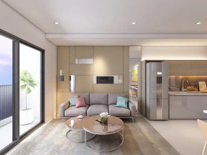 apartment interior full rooms b2 3D Model