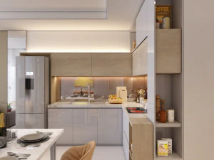 apartment interior full rooms b2 3D Model