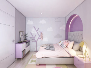 apartment interior full rooms b2 3D मॉडल