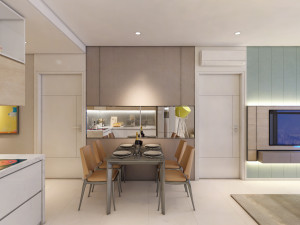apartment interior full rooms c2 3D 模型